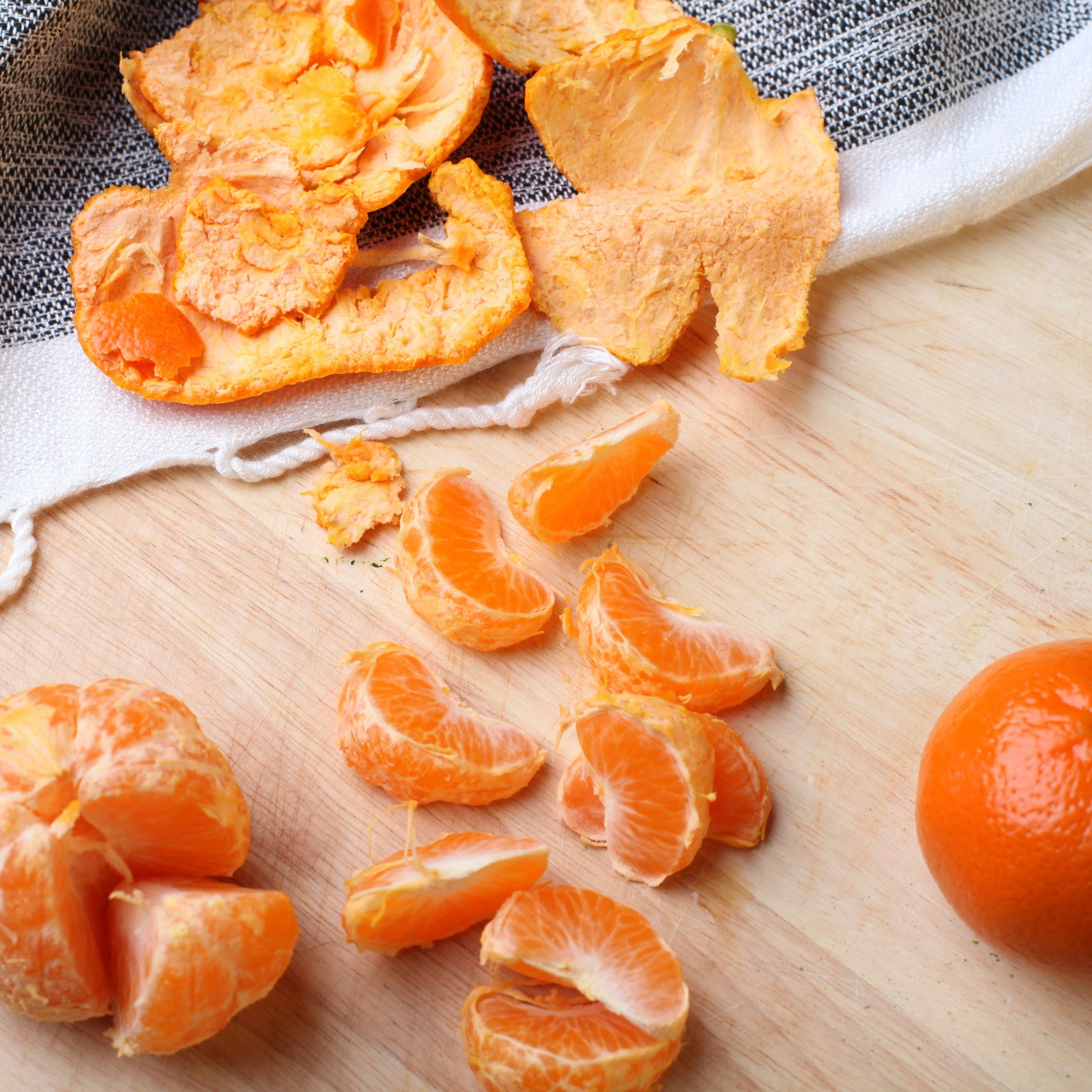 Clementinas listas para comer