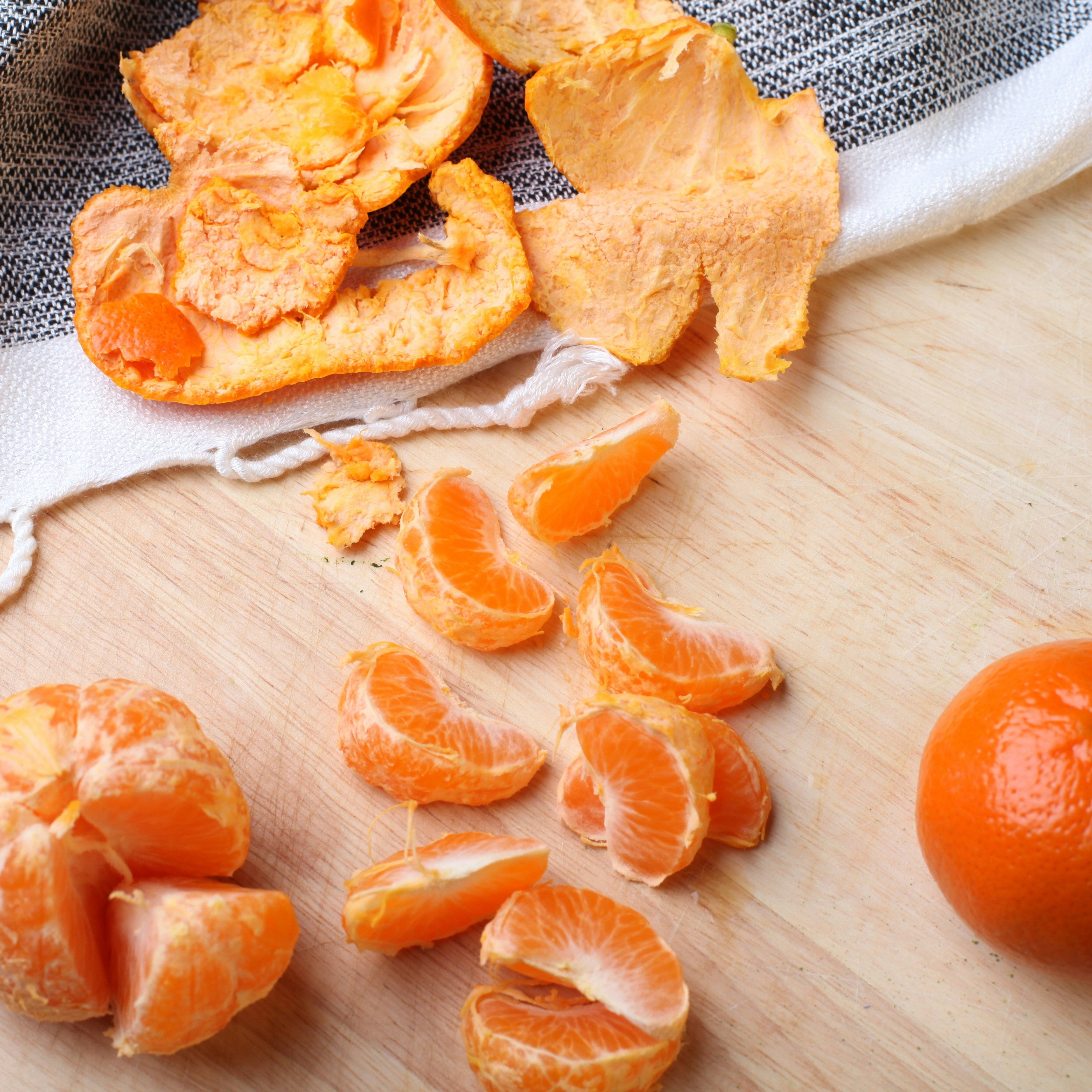 Clementinas listas para comer
