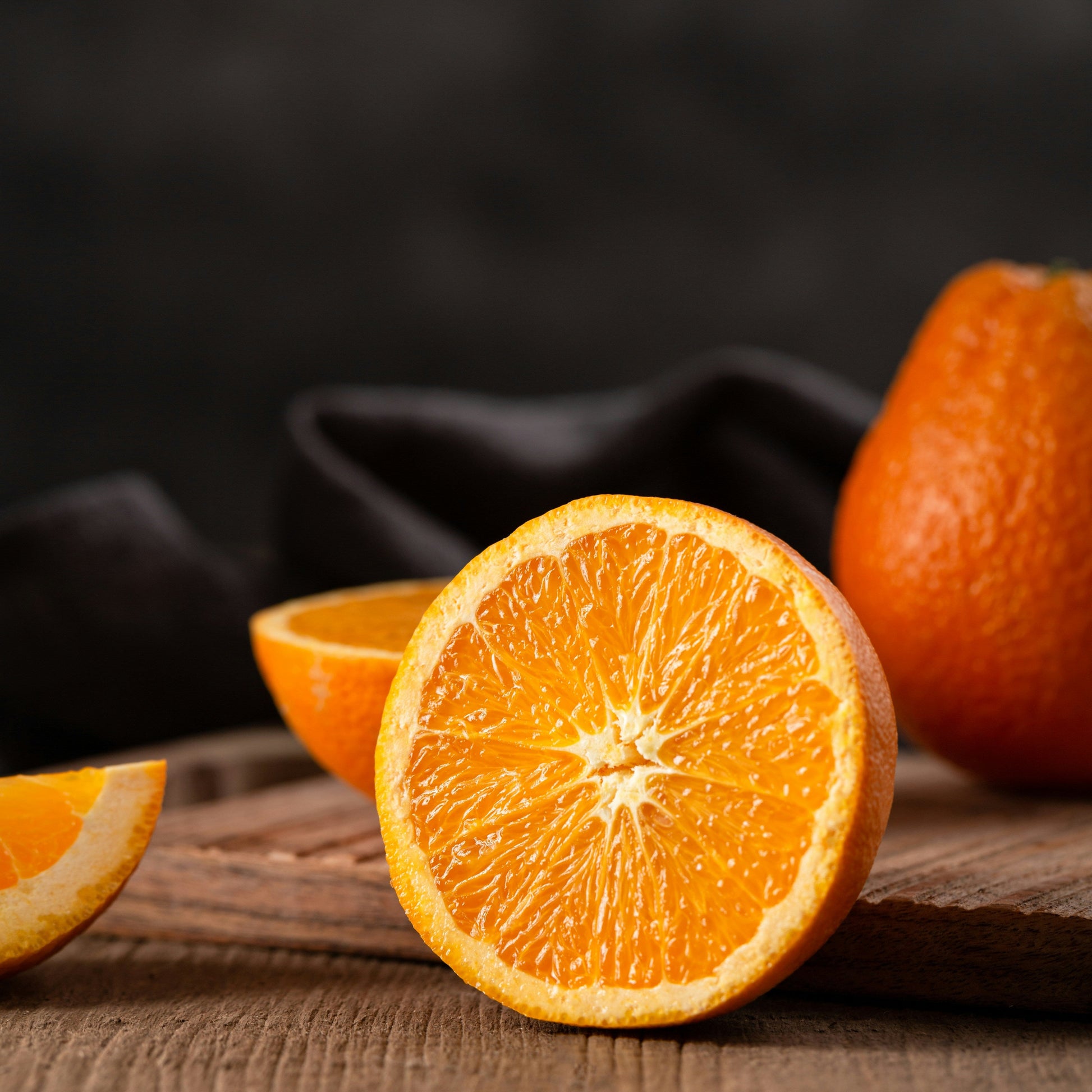 Naranja cortada