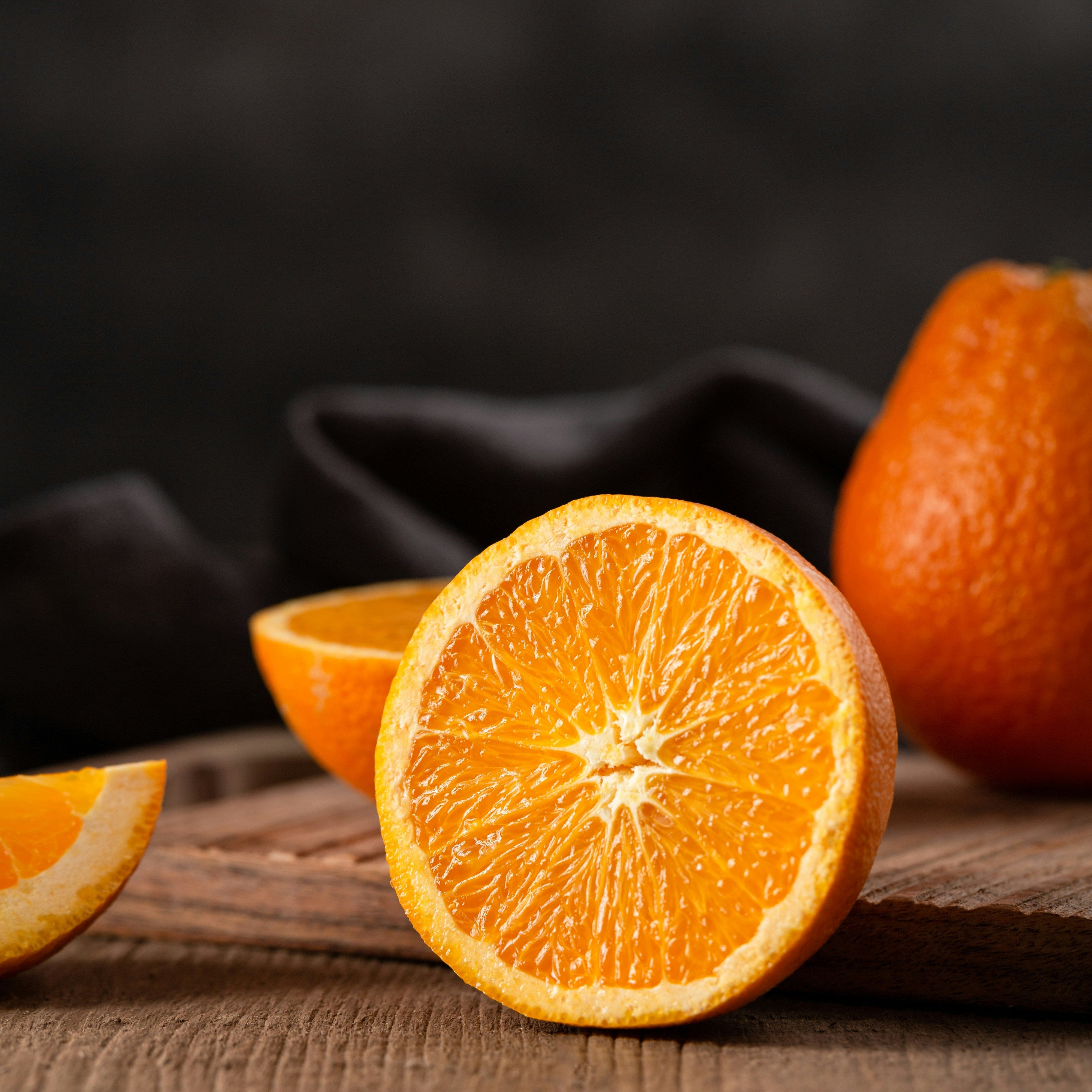Naranja cortada